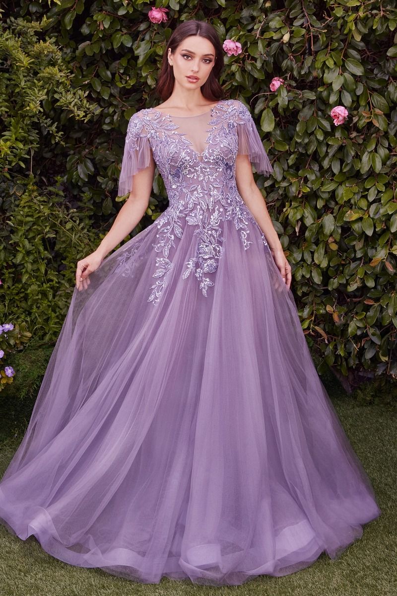 Estate Floral Tulle Gown-1