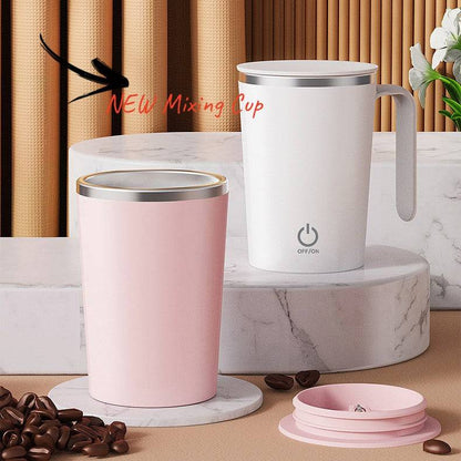 Electric Mixing Cup for Perfectly Blended Coffee