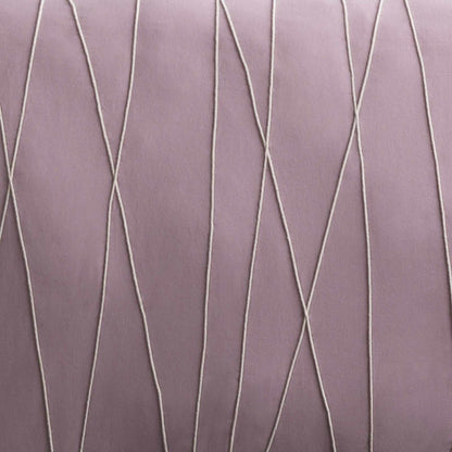 Adela Mauve Geometric Cotton Bedding Set