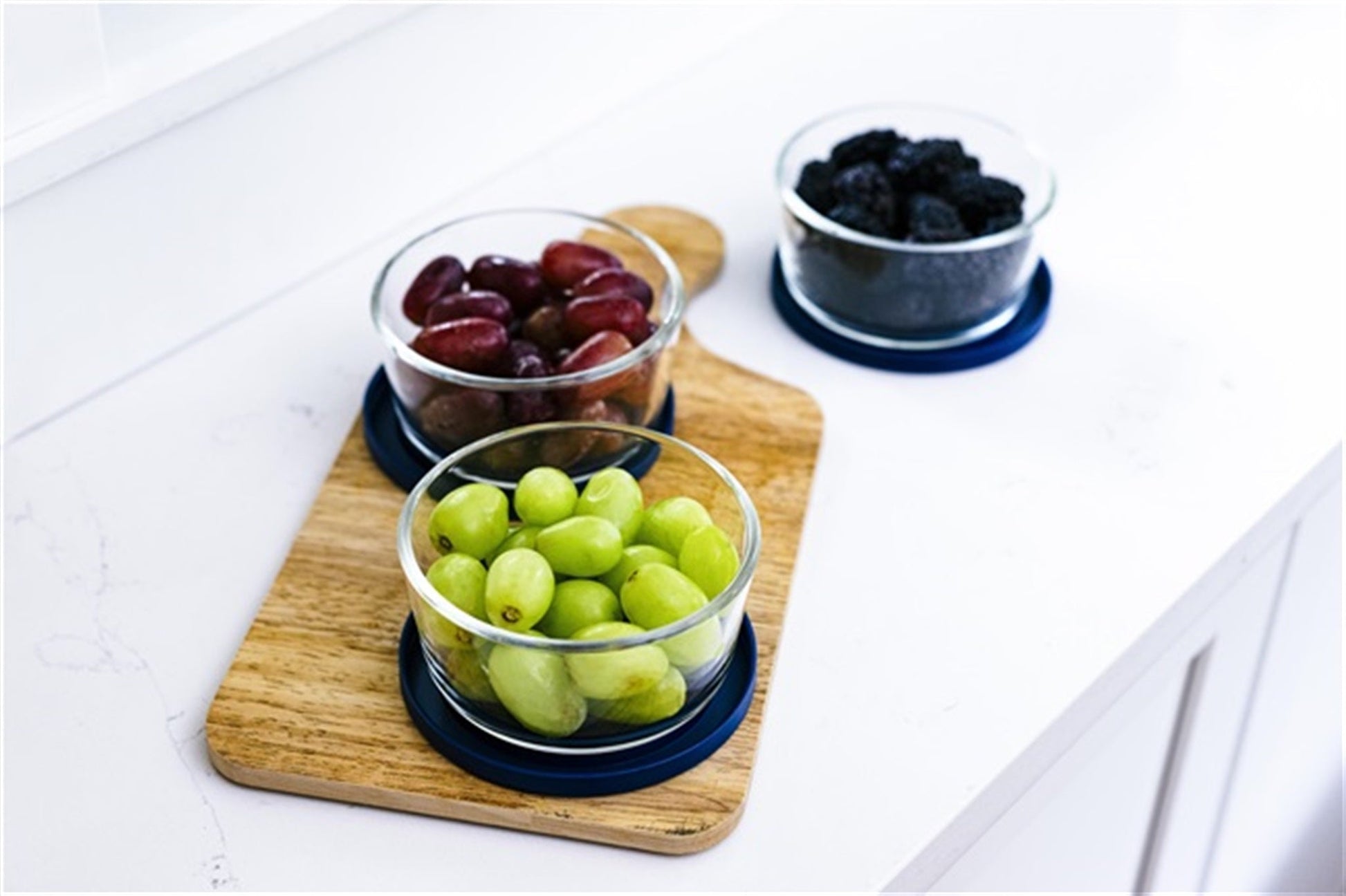 Glass Food Storage Containers - 12 Piece 2 Cup Set (6 Containers + 6 Lids)-3