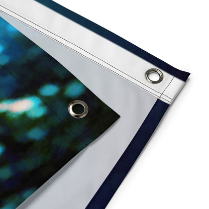 Sea Turtle Artwork Flag Tapestry