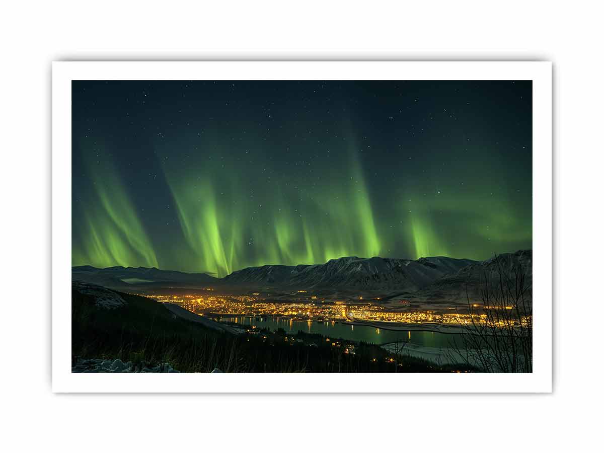 Northern Lights  Canvas Art Print Poster