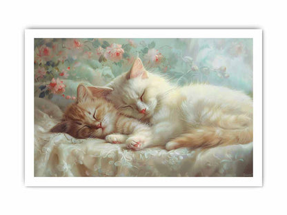 Cat Cute Baby Canvas Art Print