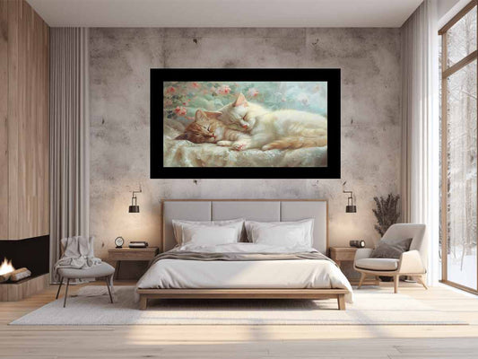 Cat Cute Baby Canvas Art Print