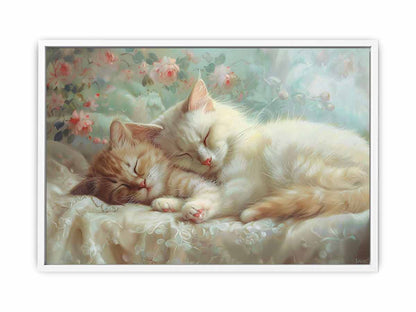Cat Cute Baby Canvas Art Print