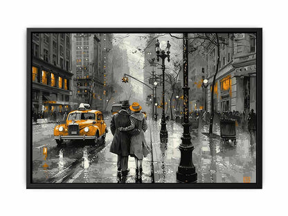 New York Street  Canvas painting Artwork
