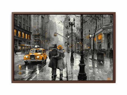 New York Street  Canvas painting Artwork