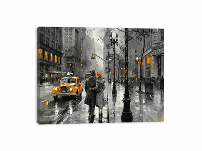 New York Street  Canvas painting Artwork