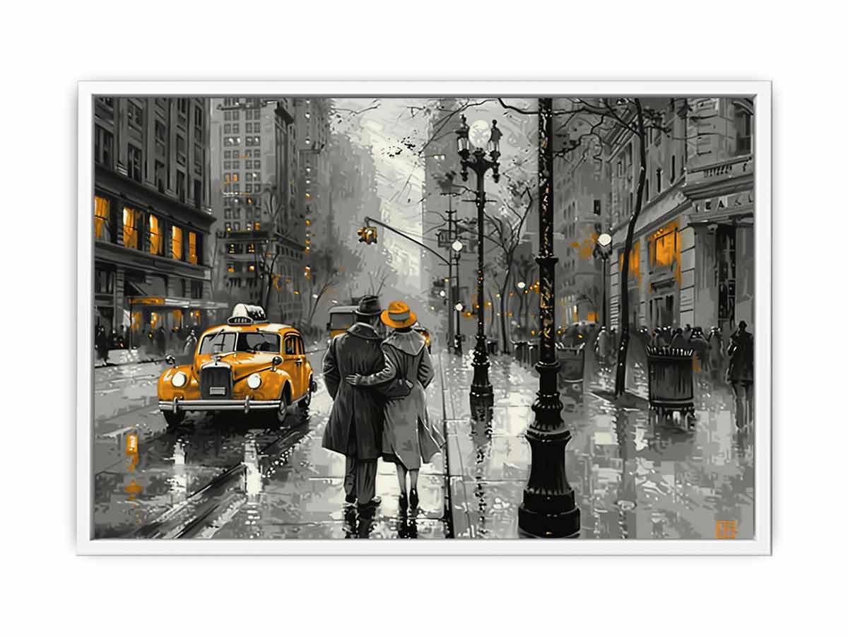 New York Street  Canvas painting Artwork