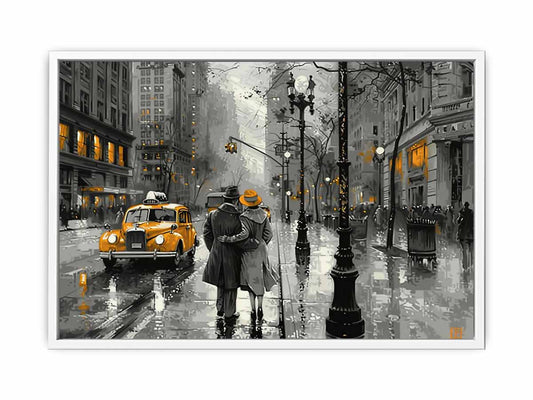 New York Street  Canvas painting Artwork