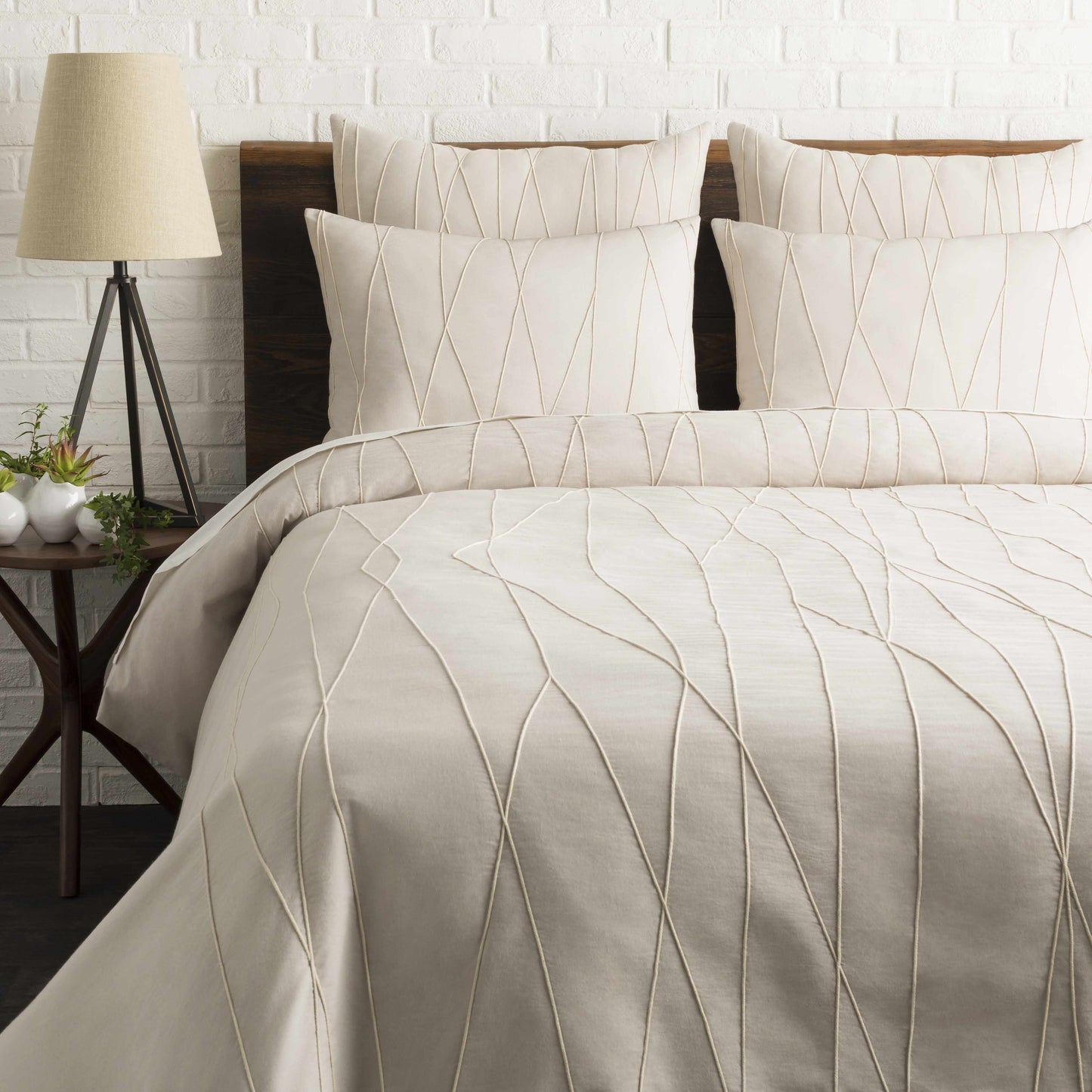 Bangui Ivory Embroidered Bedding