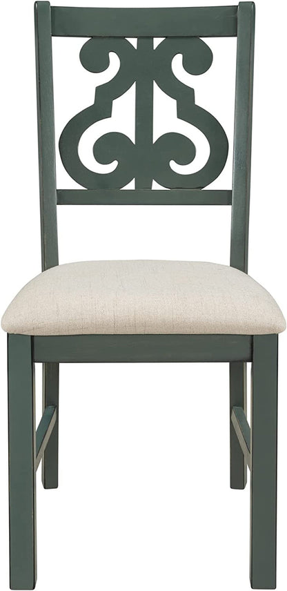 5-Piece round Kitchen Table Set-1