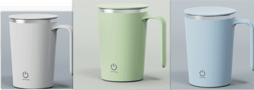 Electric Mixing Cup for Perfectly Blended Coffee