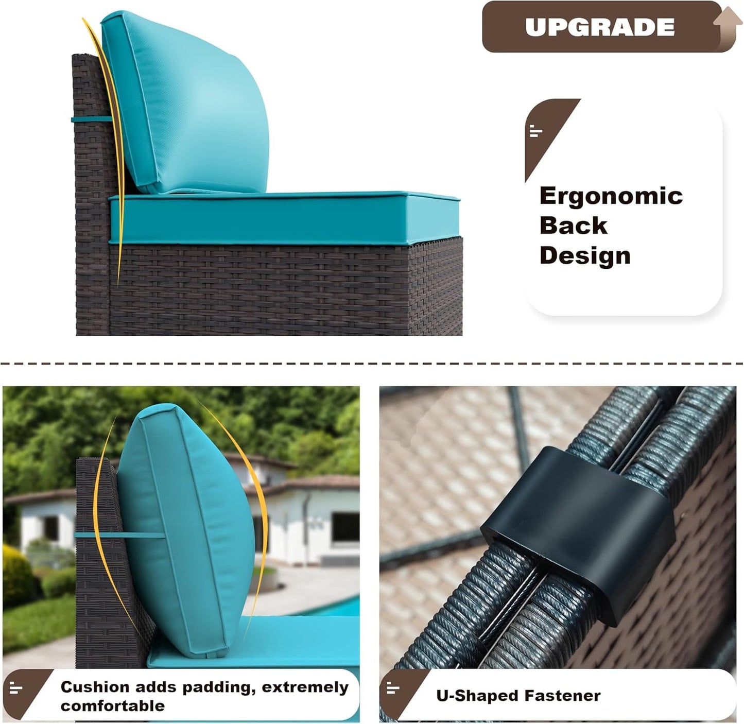 Rattan Patio Furniture Set With Fire Pit Table-2