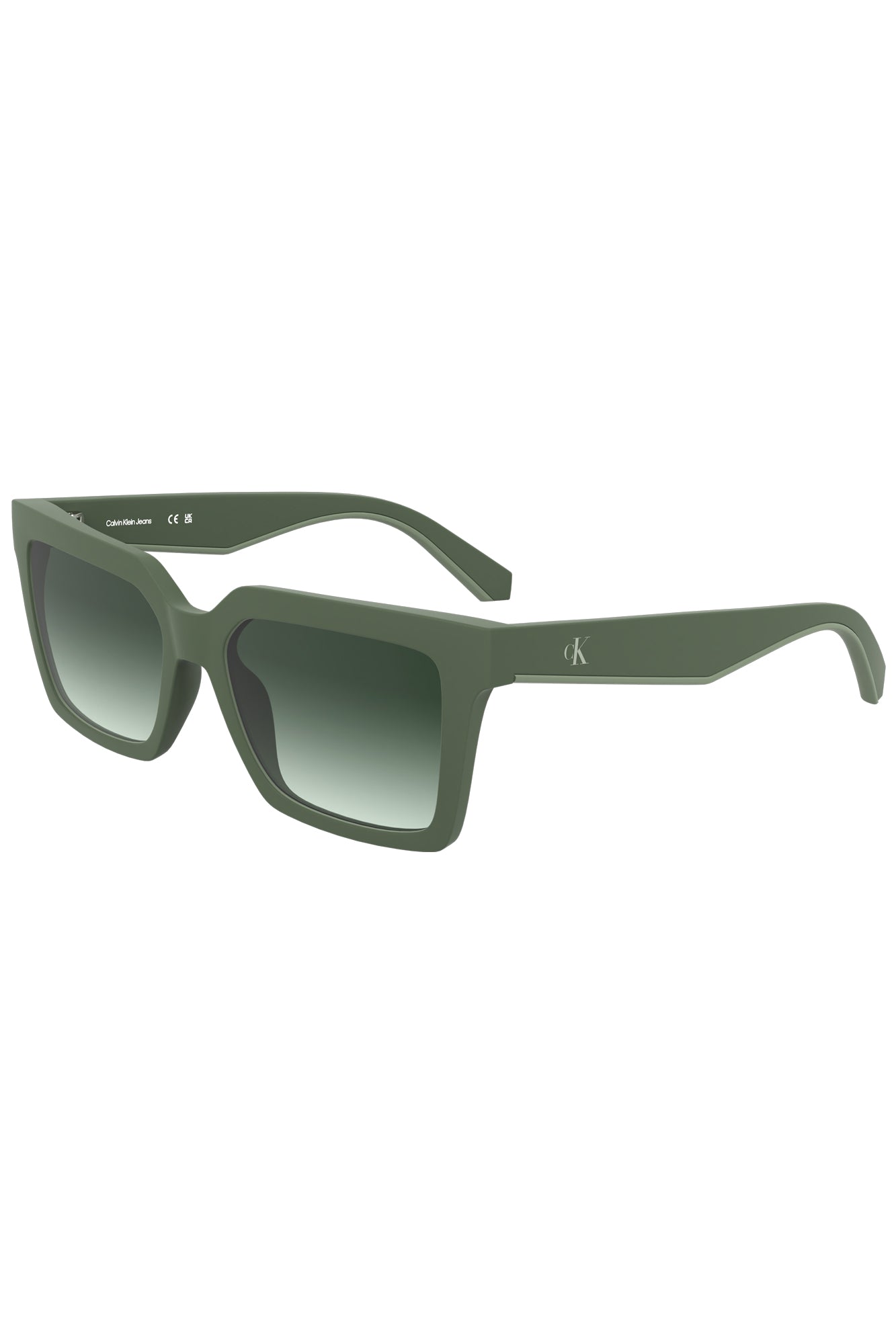 CALVIN KLEIN WOMEN'S SUNGLASSES GREEN-1