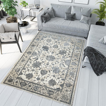Canvello Area Rugs Premium Rugs for Living Room, Bedroom, Home Dining, Ivory, Grey, Beige