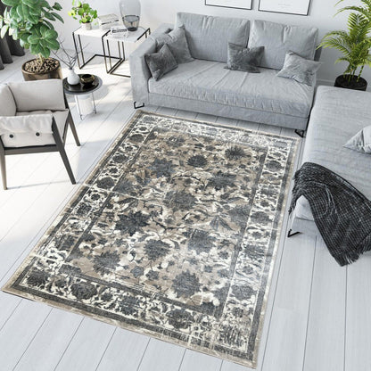 Canvello Area Rugs Premium Rugs for Living Room, Bedroom, Home Dining, Ivory, Grey, Beige