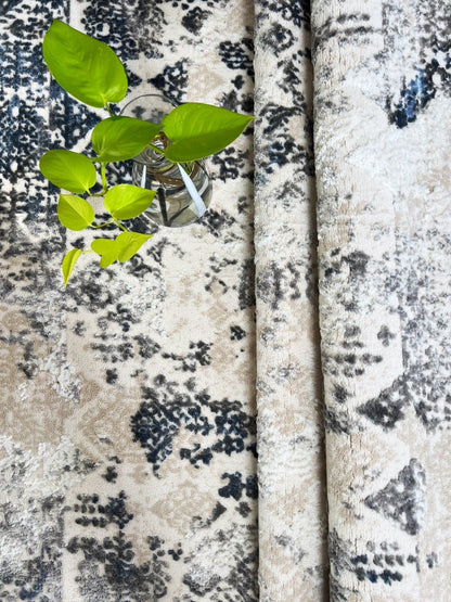 Canvello Area Rugs Premium Rugs for Living Room, Bedroom, Home Dining, Ivory, Grey, Beige, Blue