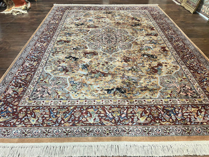 Karastan Rug 8.8 x 12 Persian Hunting Rug #723, Wool Pile-0