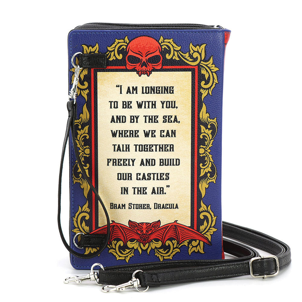 Colored Dracula Book Handbag