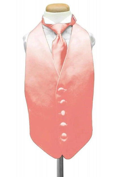 Luxury Satin Kids Tuxedo Vest-15