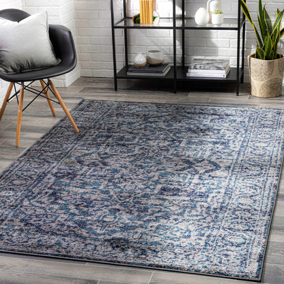 Costigan Traditional Navy Rug