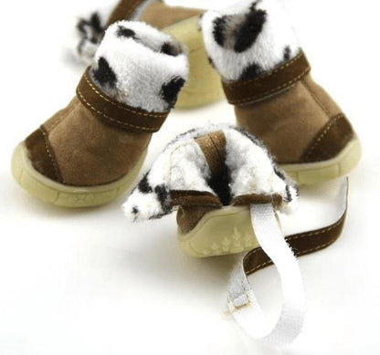 Cozy Paws: Stylish Cotton Shoes For Your Furry Friend