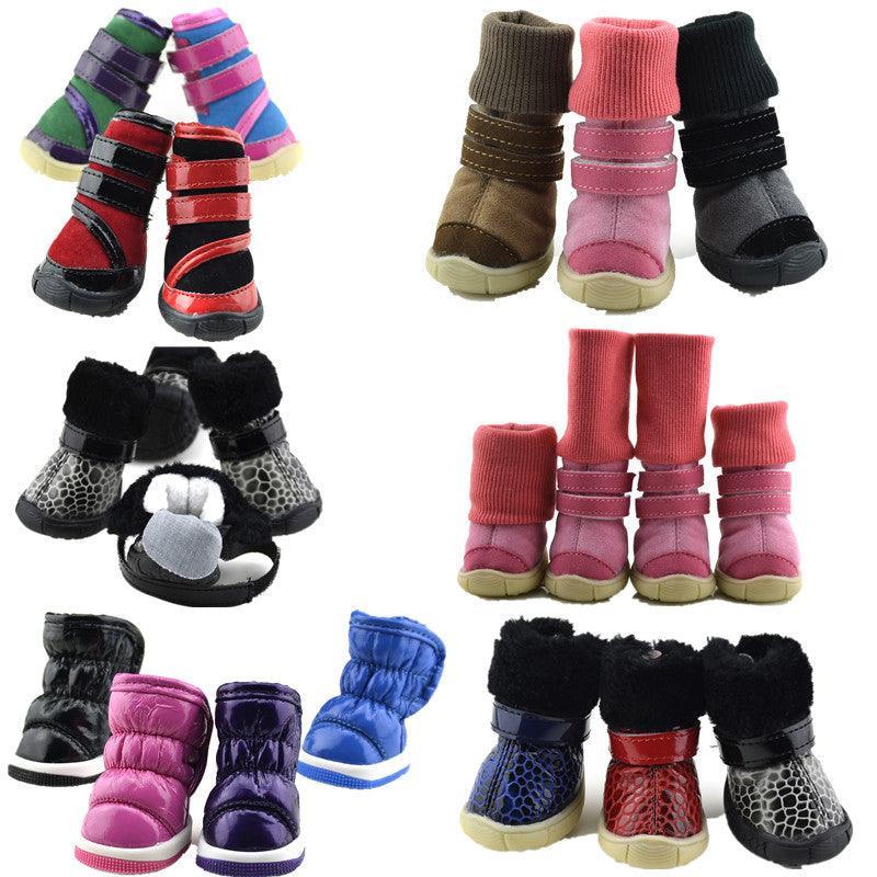 Cozy Paws: Stylish Cotton Shoes For Your Furry Friend