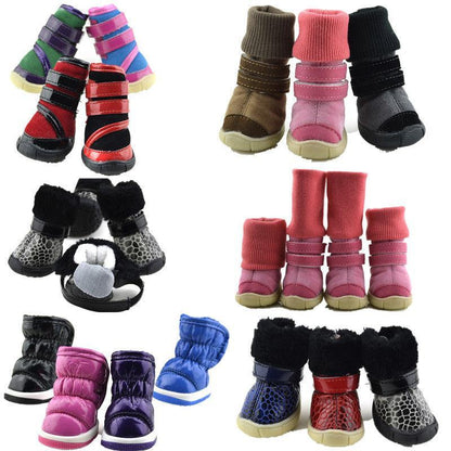 Cozy Paws: Stylish Cotton Shoes For Your Furry Friend