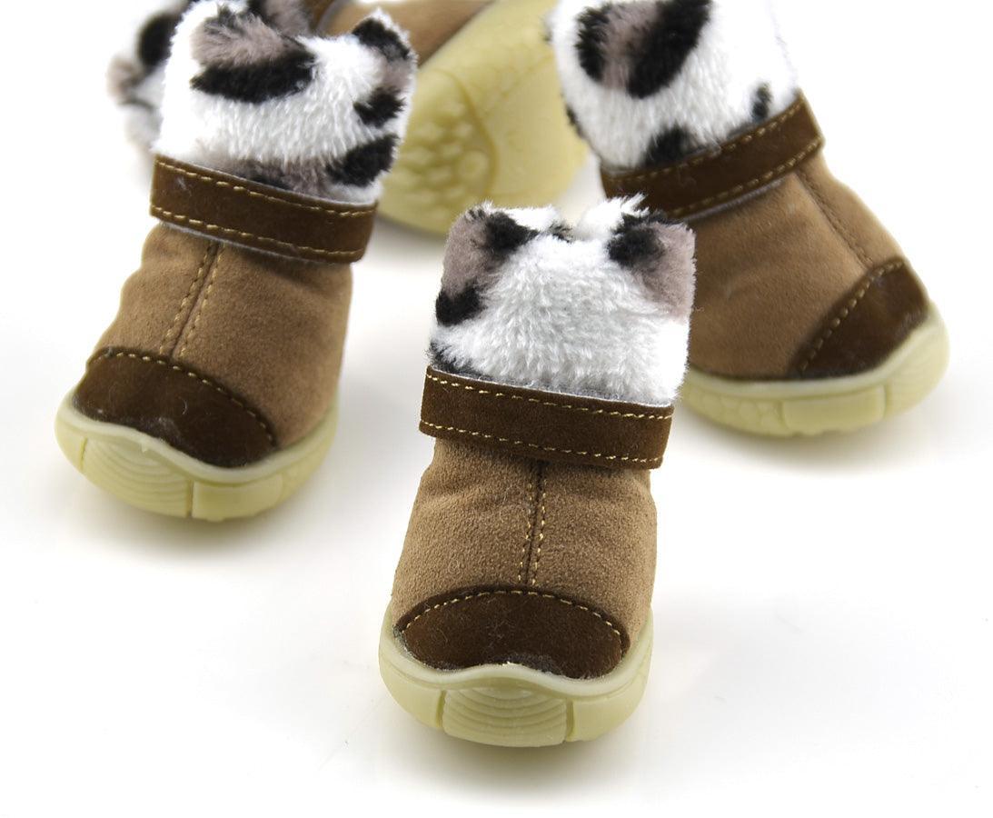 Cozy Paws: Stylish Cotton Shoes For Your Furry Friend