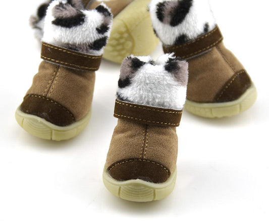 Cozy Paws: Stylish Cotton Shoes For Your Furry Friend