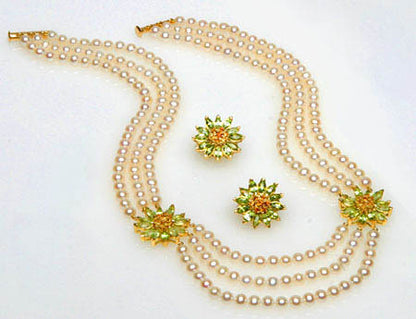 Gemstone Daisy earrings, Inter-changeable Stone Centers, 18K Gold & Semi-precious. Any gem available.-25