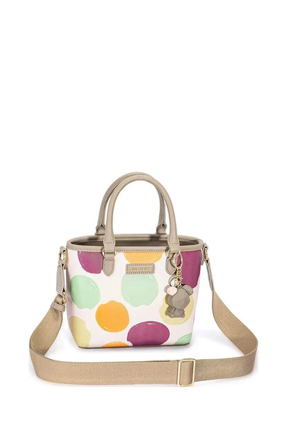 David Jones Colorful Polka Dot Handbag