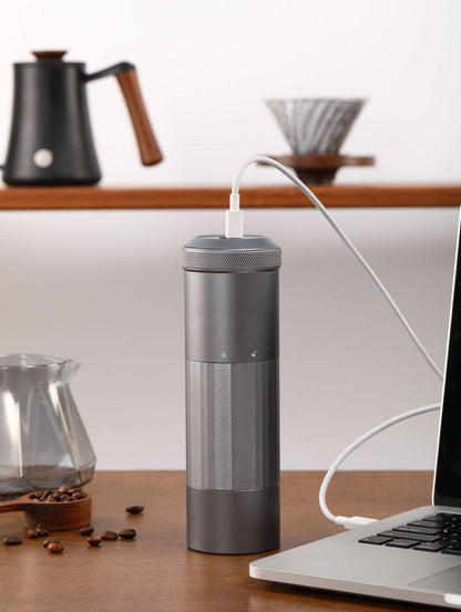 Portable Electric Coffee Grinder – USB Rechargeable & Wireless