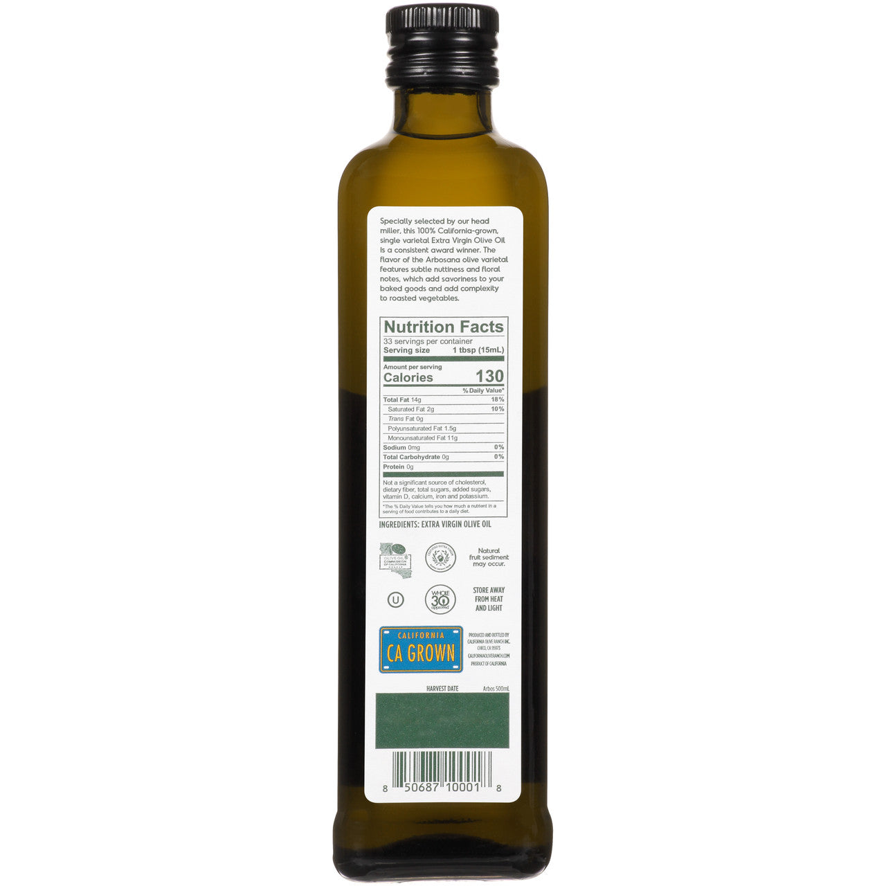 California Olive Ranch Arbosana Olive Oil (6x16.9Oz)-3