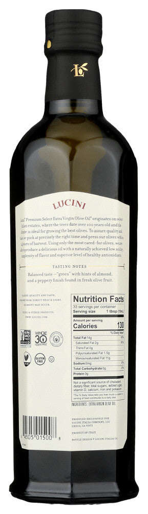 Lucini Italia Extra Virgin Olive Oil (6x17 Oz)-3