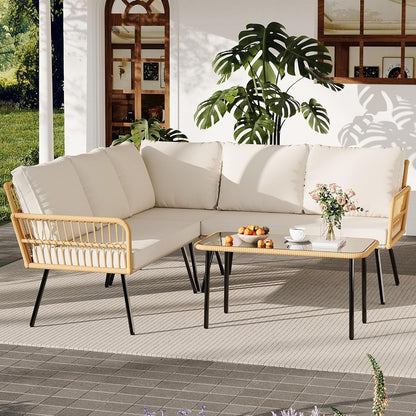 Comfortable Outdoor Sectional Patio Furniture Set for Relaxation