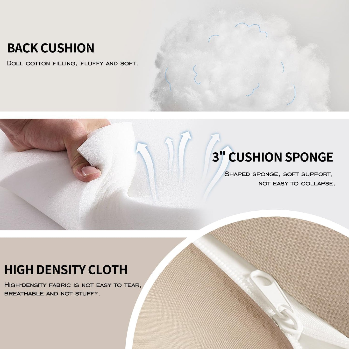 5 Piece Outdoor Patio Furniture Set Modular Outdoor Furniture Set Wicker Outdoor Sectional Sofa with Cushions Table Patio Set for Balcony Porch Deck Yard (Salmon&Orange Wicker, Sand Cushion)