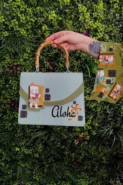 Kewpie® X TOBS Hula Bamboo Handle Purse