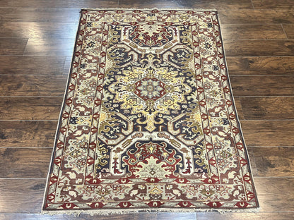 Antique Caucasian Rug, Kuba Seychour Rug, Handmade Wool Oriental Carpet, Azerbaijan Rug