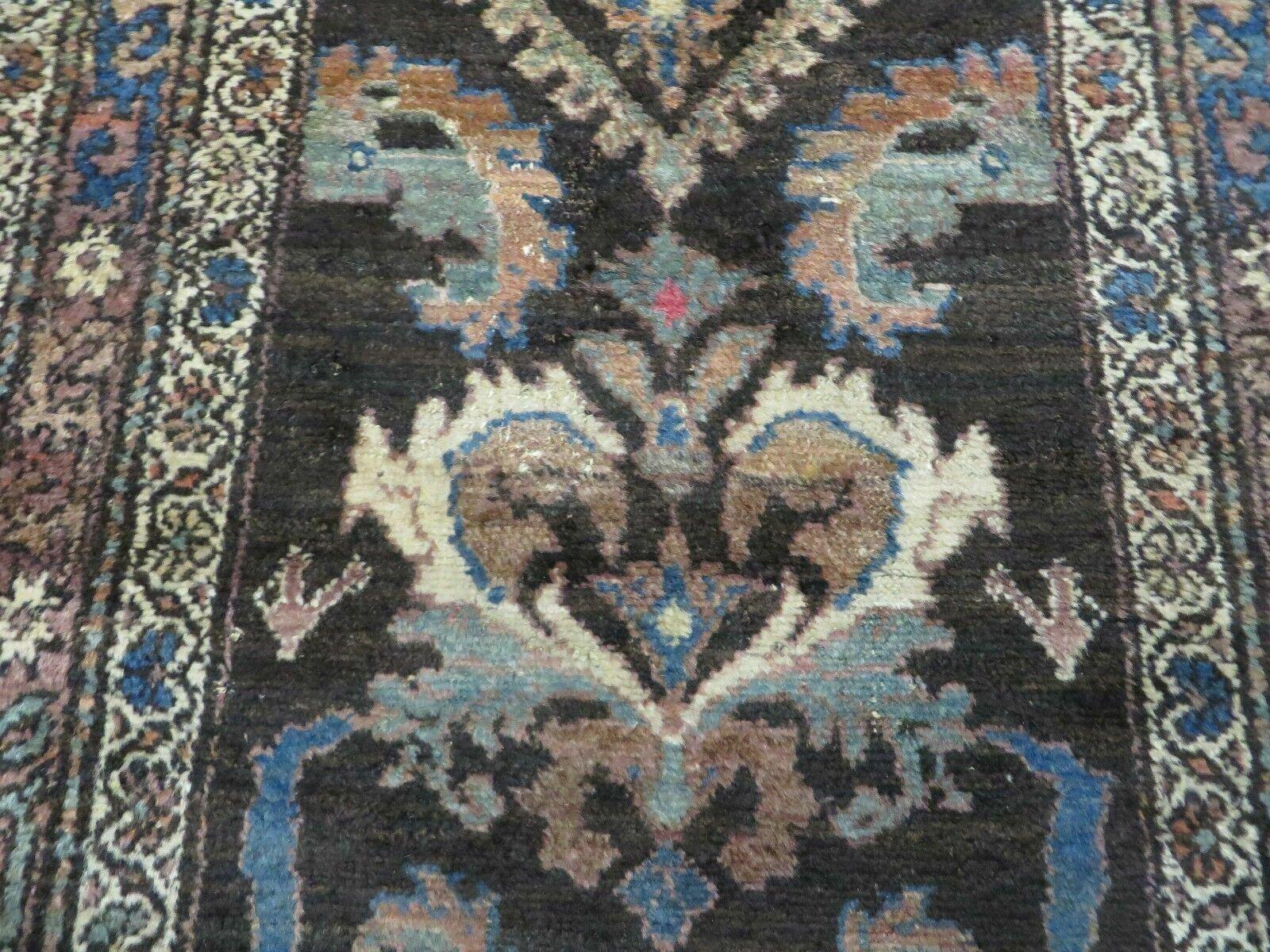 3' X 6' Antique Handmade India Floral Oriental Wool Rug Veg Dyes Nice-3
