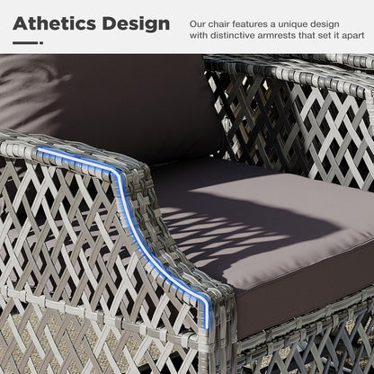 7 Piece Wicker Patio Furniture Set with Storage Coffee Table