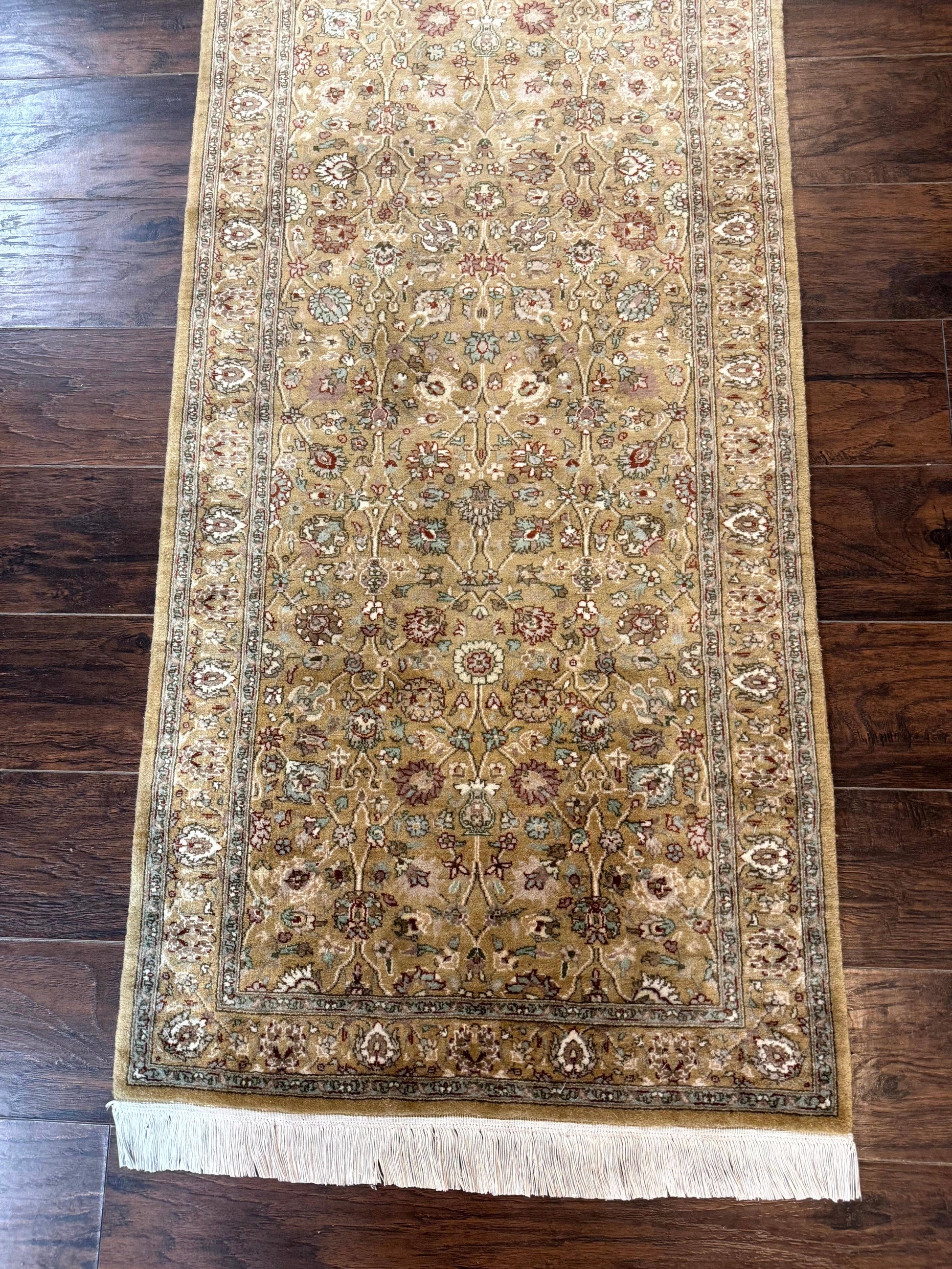 Persian Runner Rug 3x8, Traditional Wool Runner Rug for Hallway or Kitchen, Pak Persian Rug, Fine 225 KPSI-4