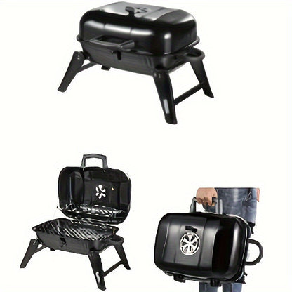 Cast Iron Charcoal Grill for Outdoor BBQ