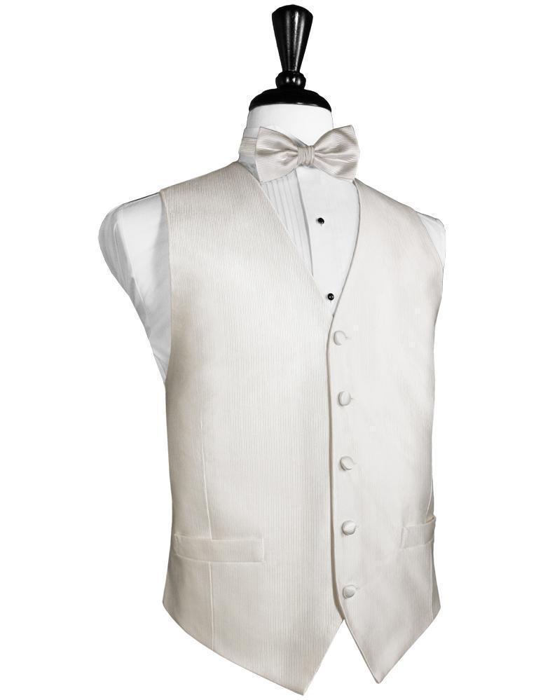Faille Silk Tuxedo Vest-2