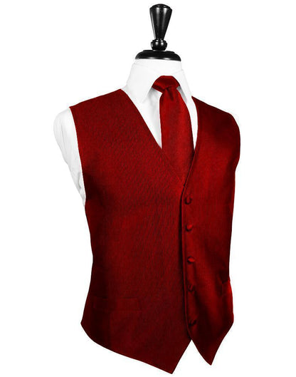 Faille Silk Tuxedo Vest-4