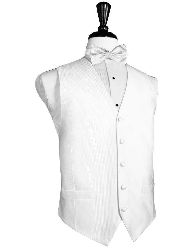 Faille Silk Tuxedo Vest-1