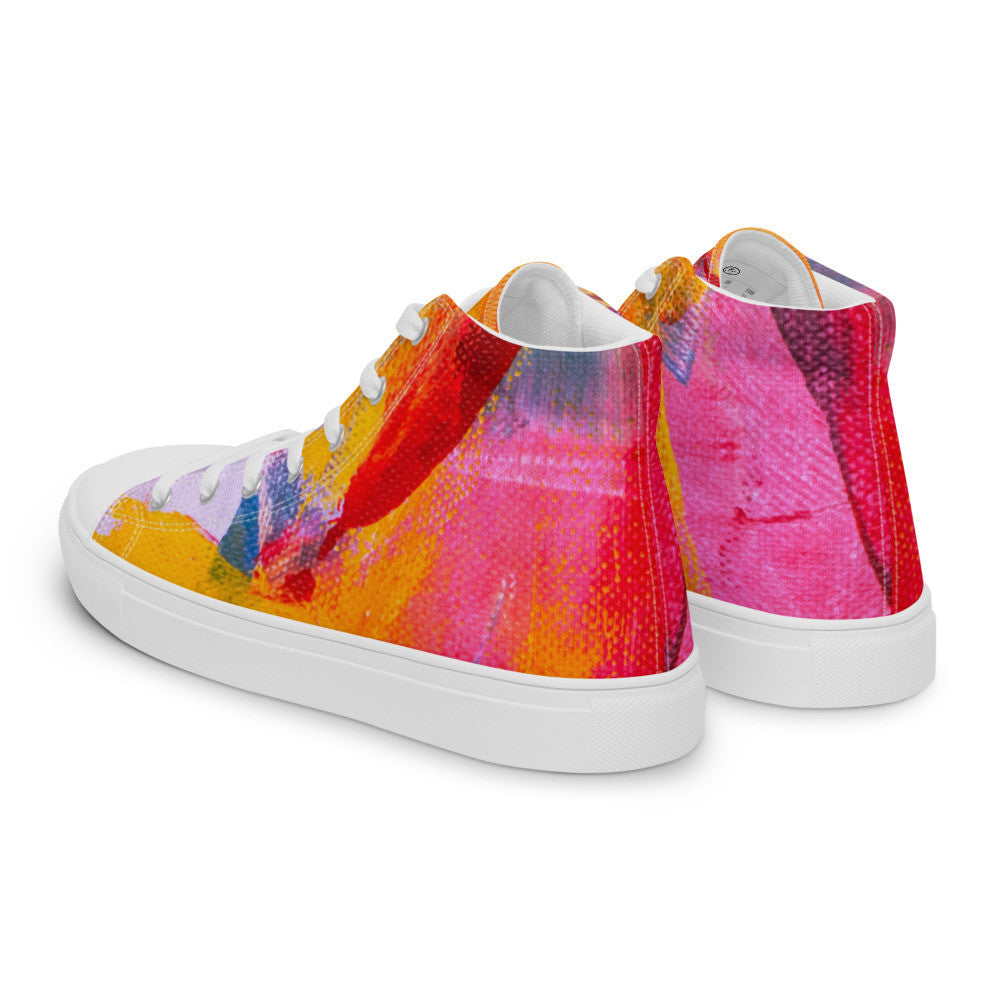 Gianneli Colours Handmade Women’s High Top Canvas Shoes