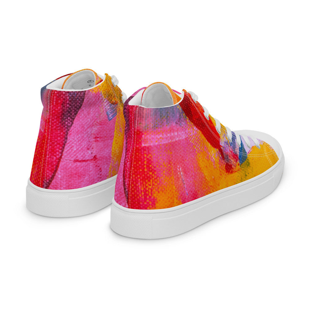 Gianneli Colours Handmade Women’s High Top Canvas Shoes