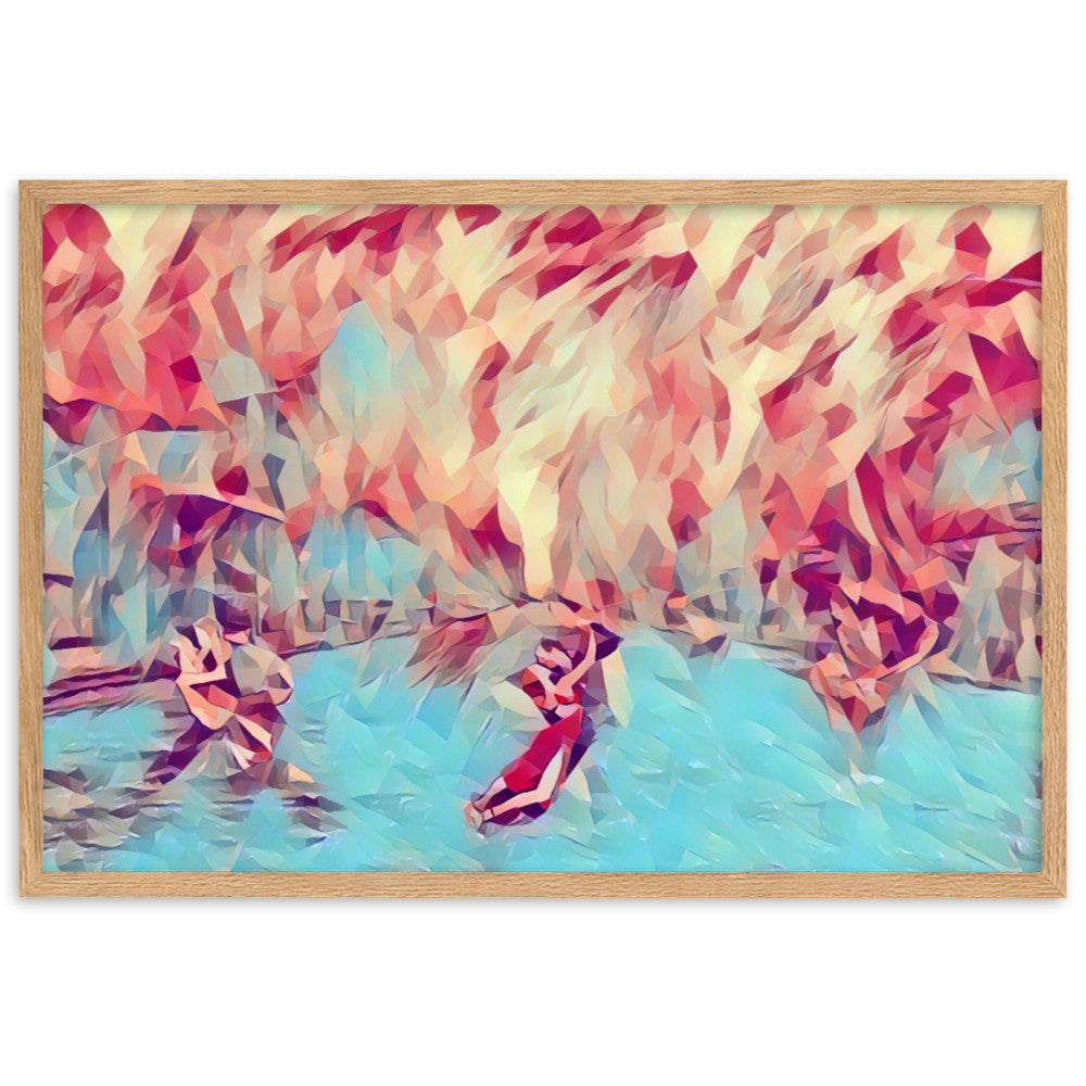 DANCE ME LIKE THE RAIN THAT BURNING OUT THE FIRE AROUND ME Framed Poster